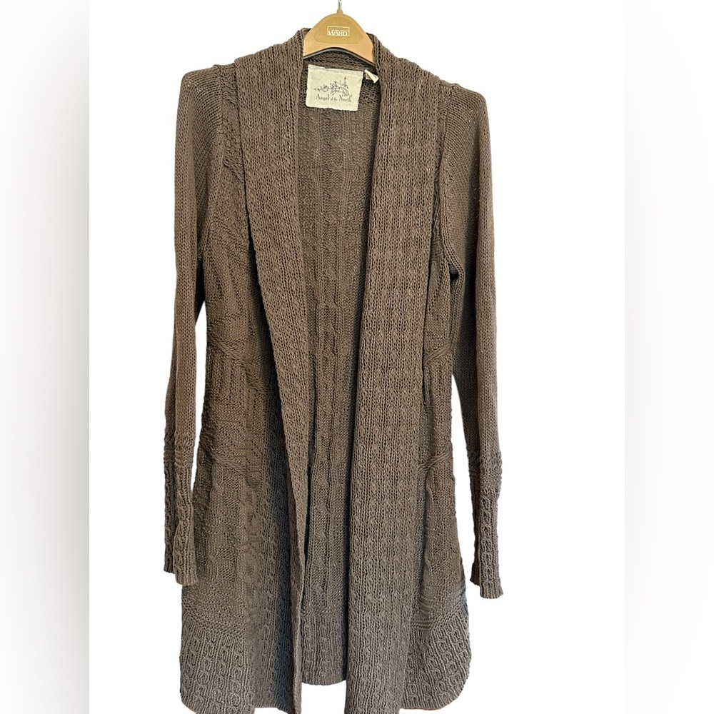 Anthropologie Angel of the North boho cardigan sweater